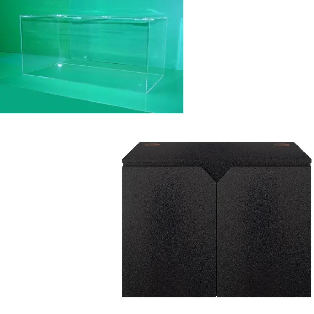 900×450×450アクリル水槽＆キャビネットセット - 熱帯魚のmishima