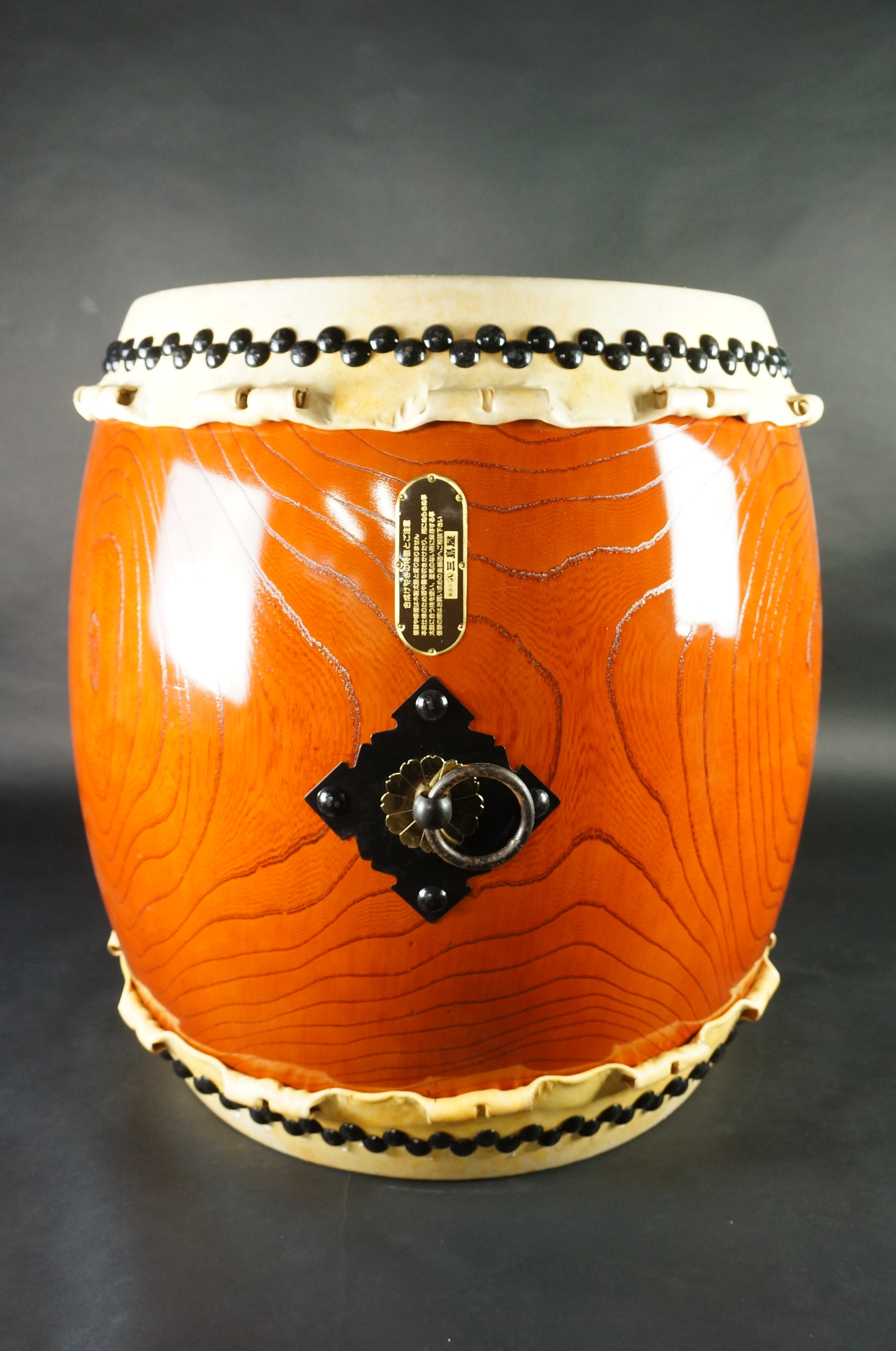 価格30万円程○和太鼓 桶胴太鼓 2尺3寸70cm 牛皮 張り替え用 両面 二枚