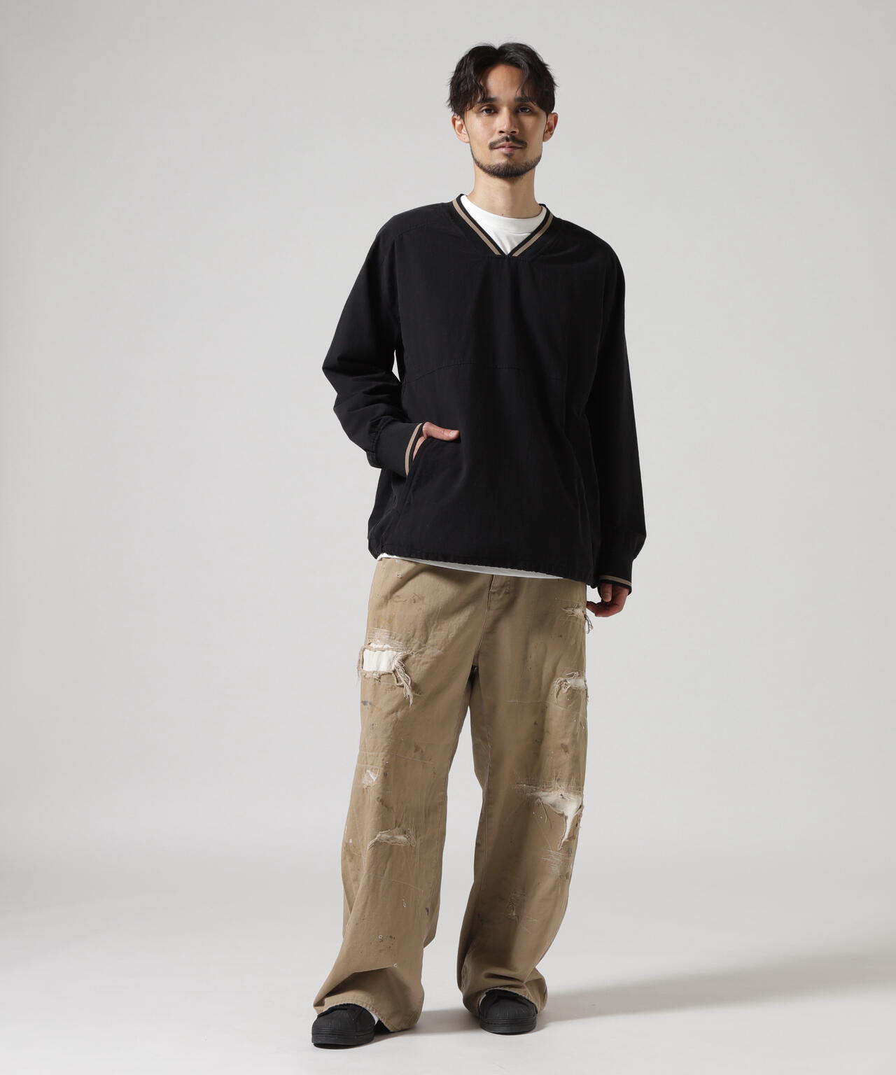 ANCELLM/アンセルム/REMAKE WIDE CHINO TROUSERS | GARDEN（ガーデン