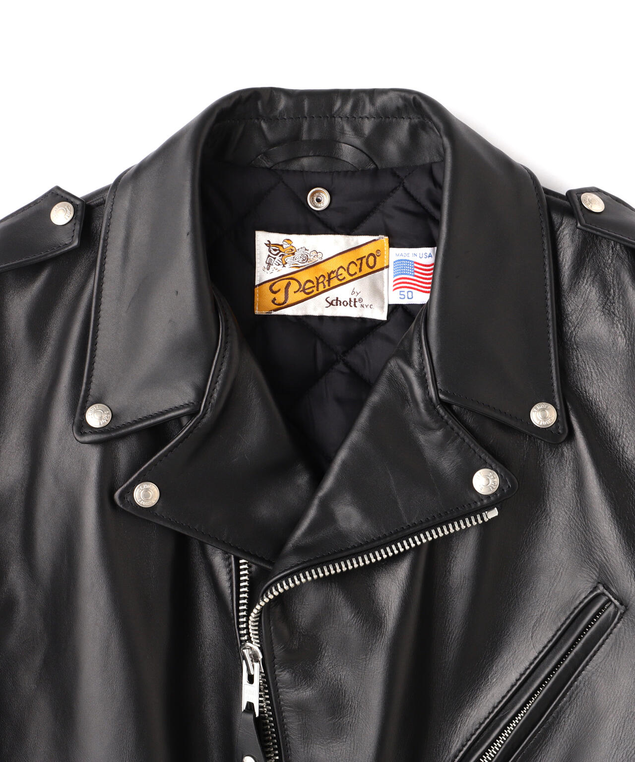 ⑤ オファー schott【42】618 米国製◇牛革ジャンninja ハーレーgpz