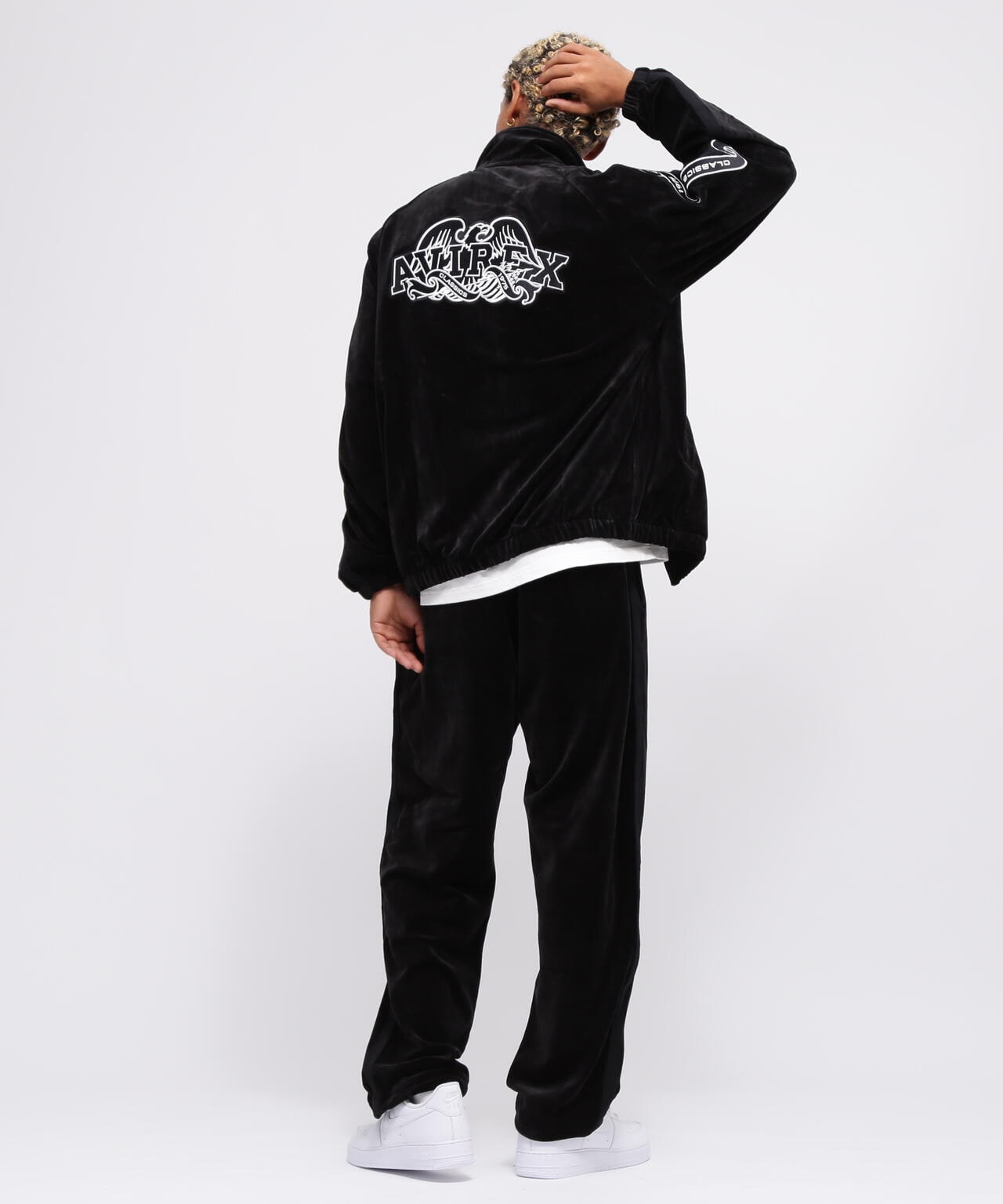 WEB&DEPOT限定》VELOUR TRACK JACKET / ベロア トラックジャケット