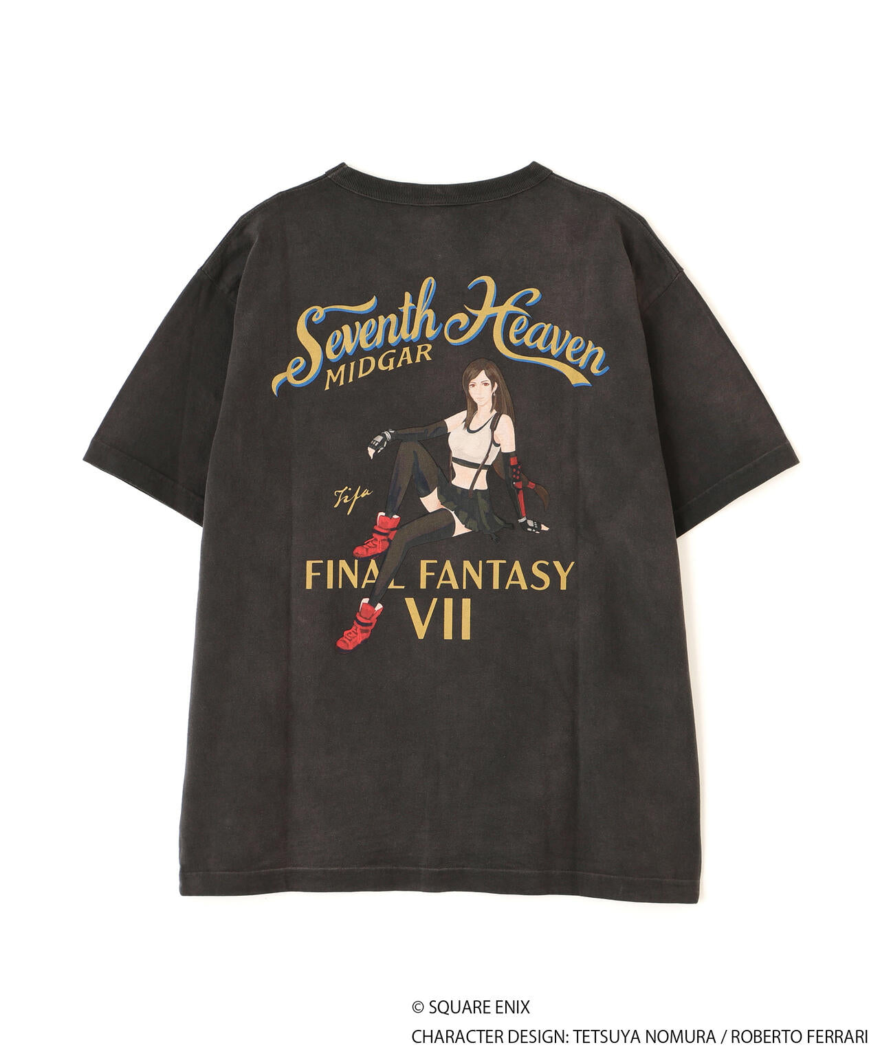 AVIREX × FINAL FANTASY VII REMAKE》PINUP T-SHIRT ”TIFA & AERITH
