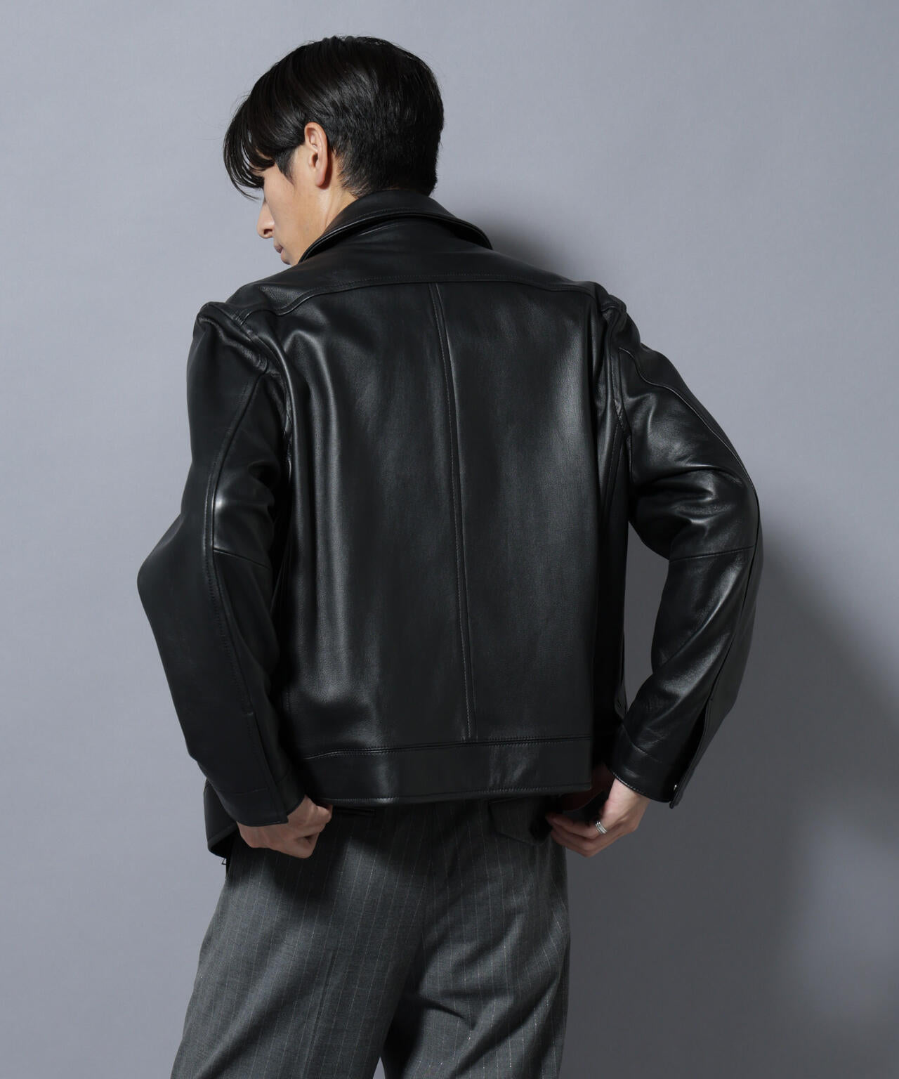ラムナッパレザーライダースジャケット | NANO universe（ナノ