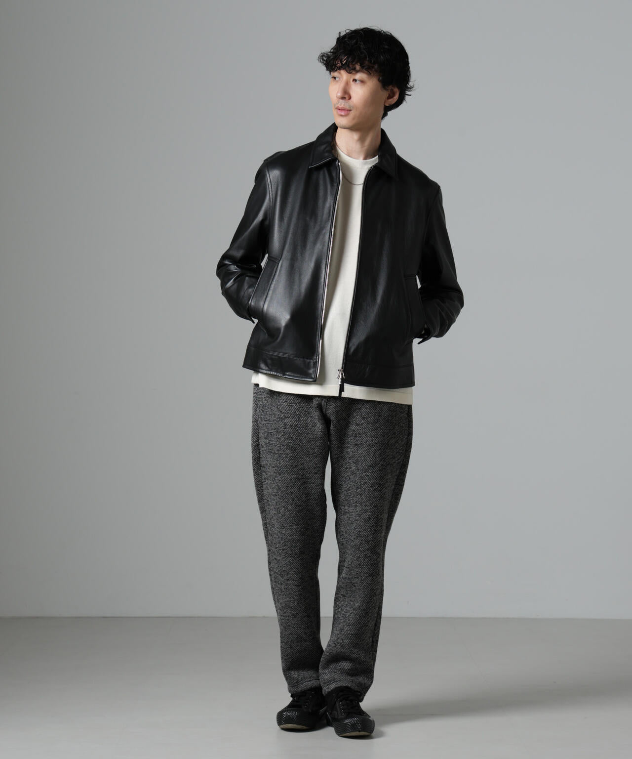 Mana 様 ナノユニバース シングルライダース ジャケット 羊革 本革 M