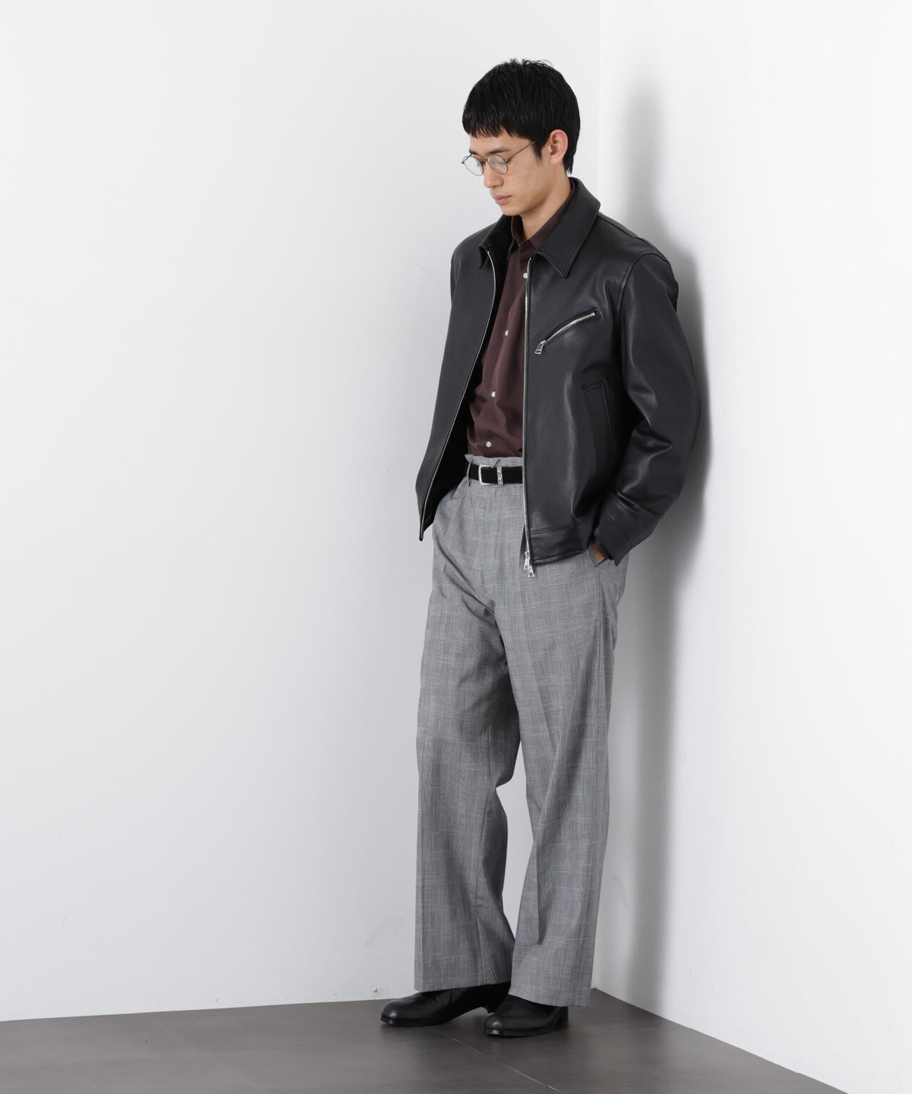 ラムナッパレザーライダースジャケット | NANO universe（ナノ