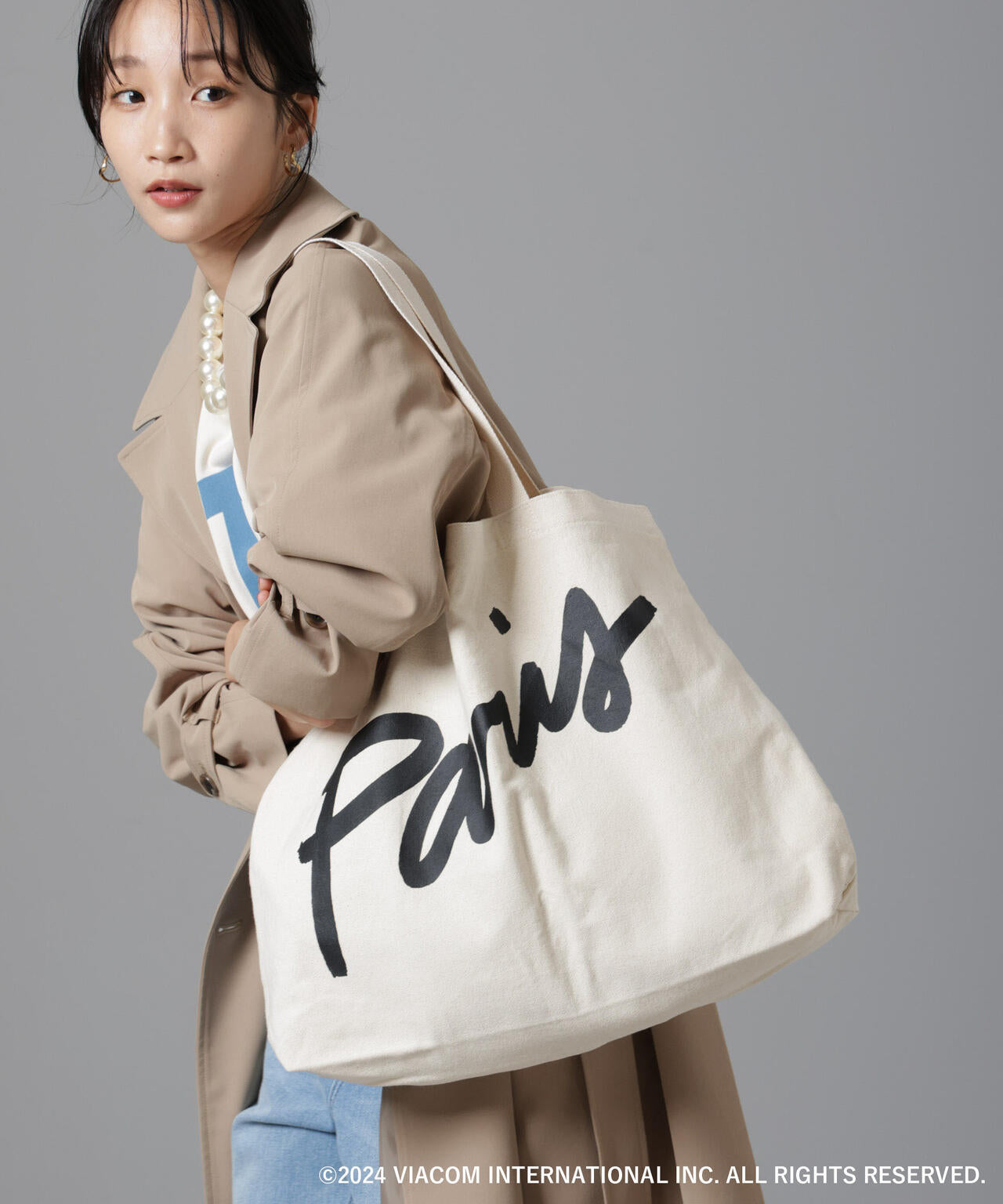 Emily in Paris×FUDGE リバーシブルバッグ | NANO universe（ナノ