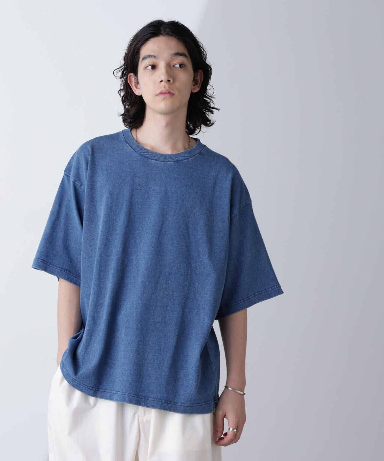 リラックスインディゴTシャツ 半袖 | NANO universe（ナノ・ユニバース