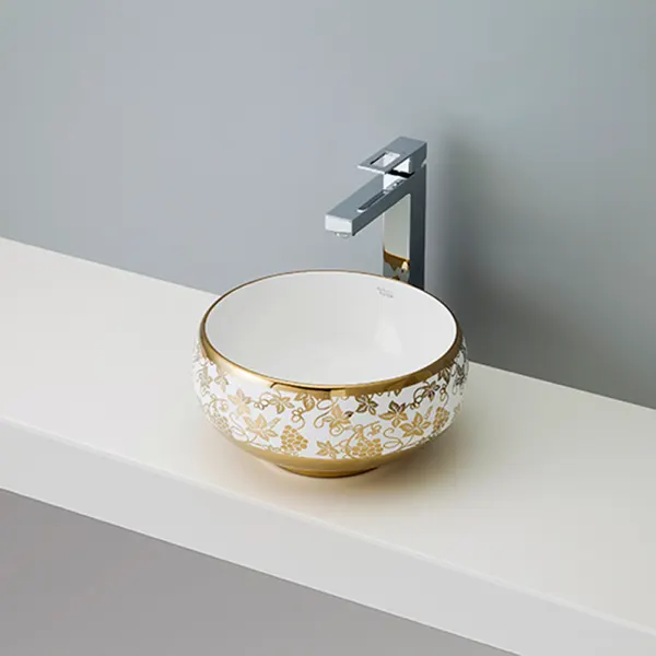 WL 1895 ウォン・リー磁器 ブロンズ 豪華な大きなボウル WWTT372 WL