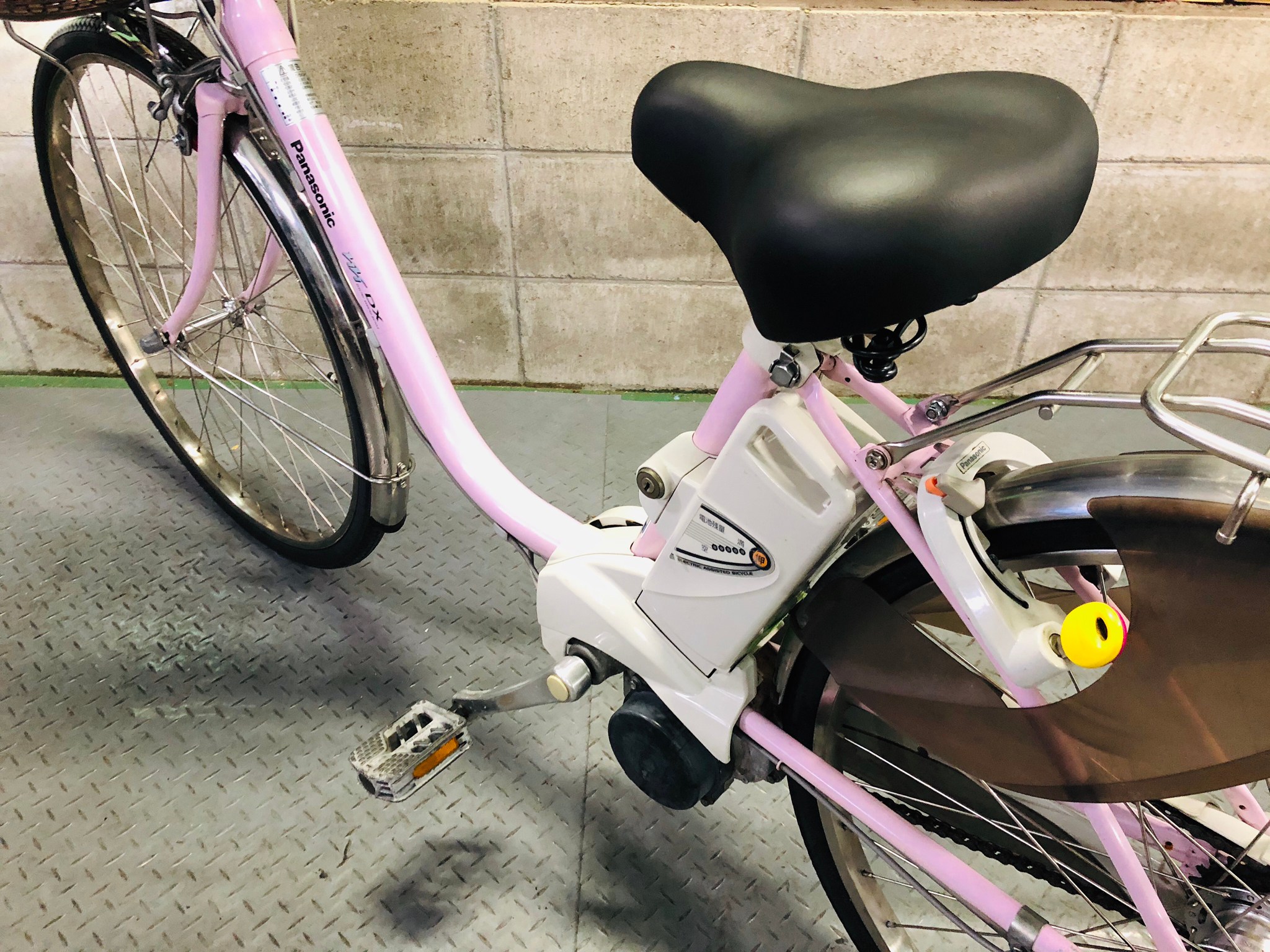 電動自転車 №8454 パナソニック ビビDX 26インチ ピンク 26インチ