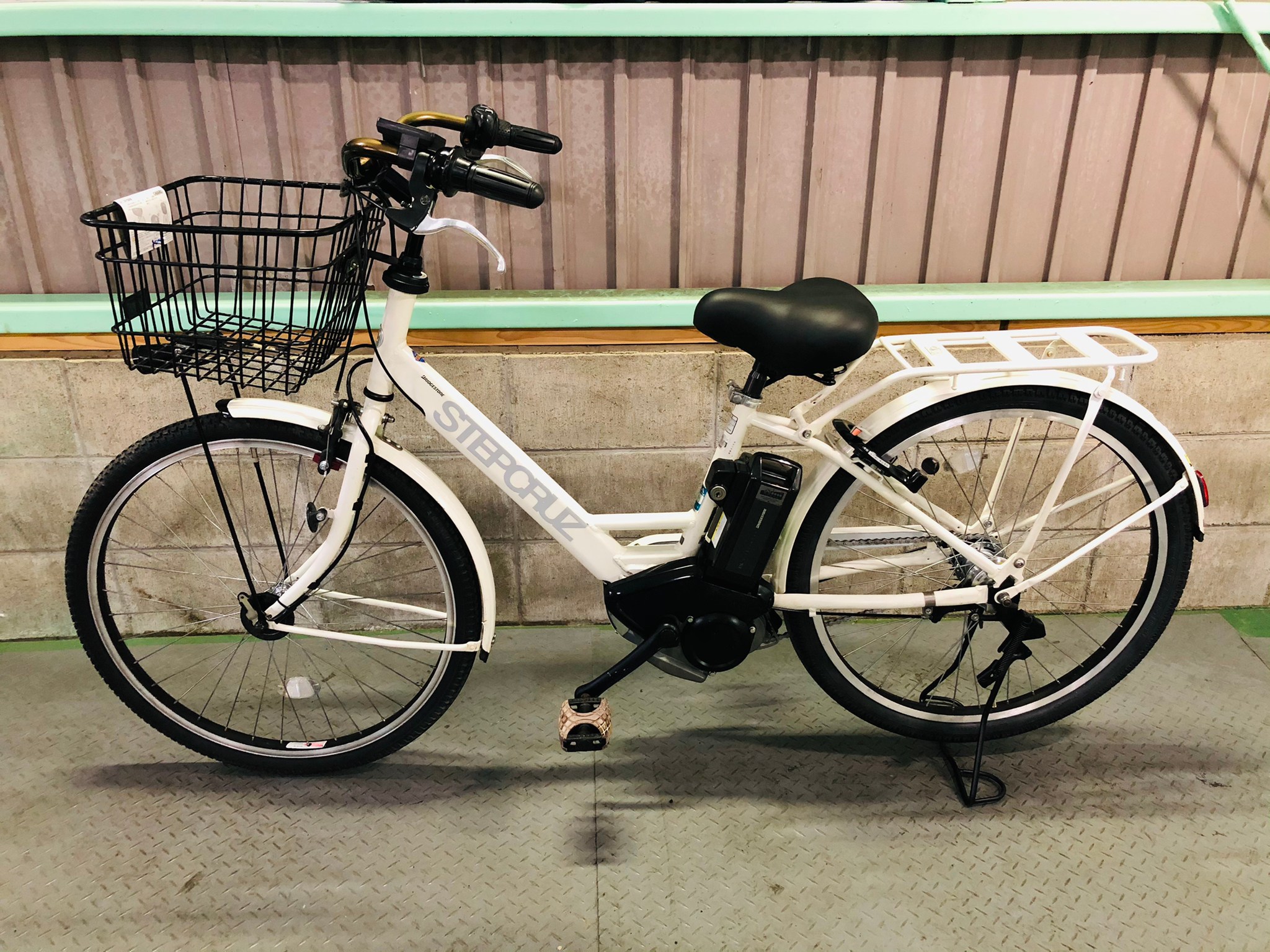 電動自転車 BS STEP CRUZ ホワイト 60 STEPCRUZ ステップクルーズe