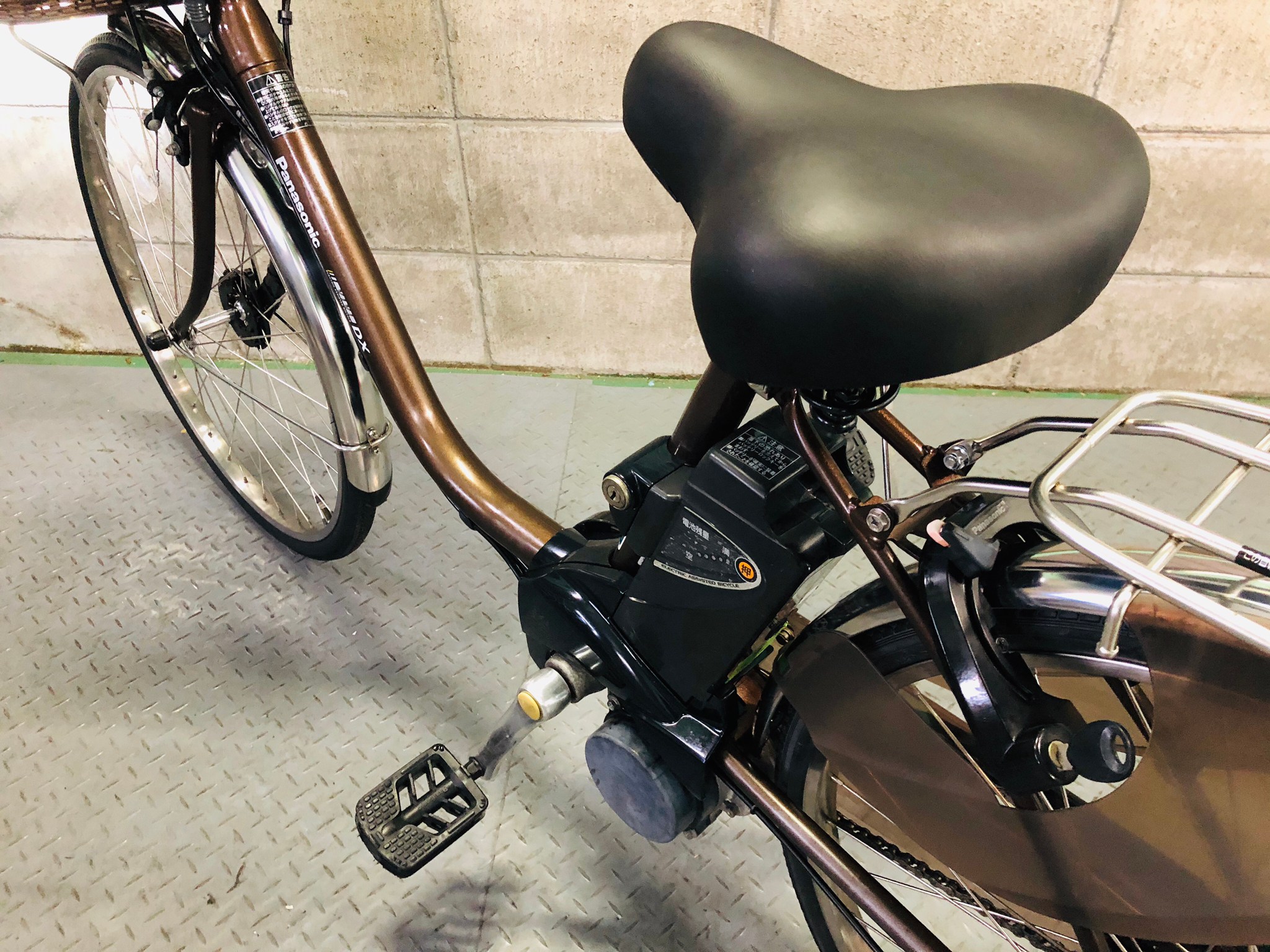 分解発送【47】電動Panasonic vivi Light U ブラウン 24 Panasonic