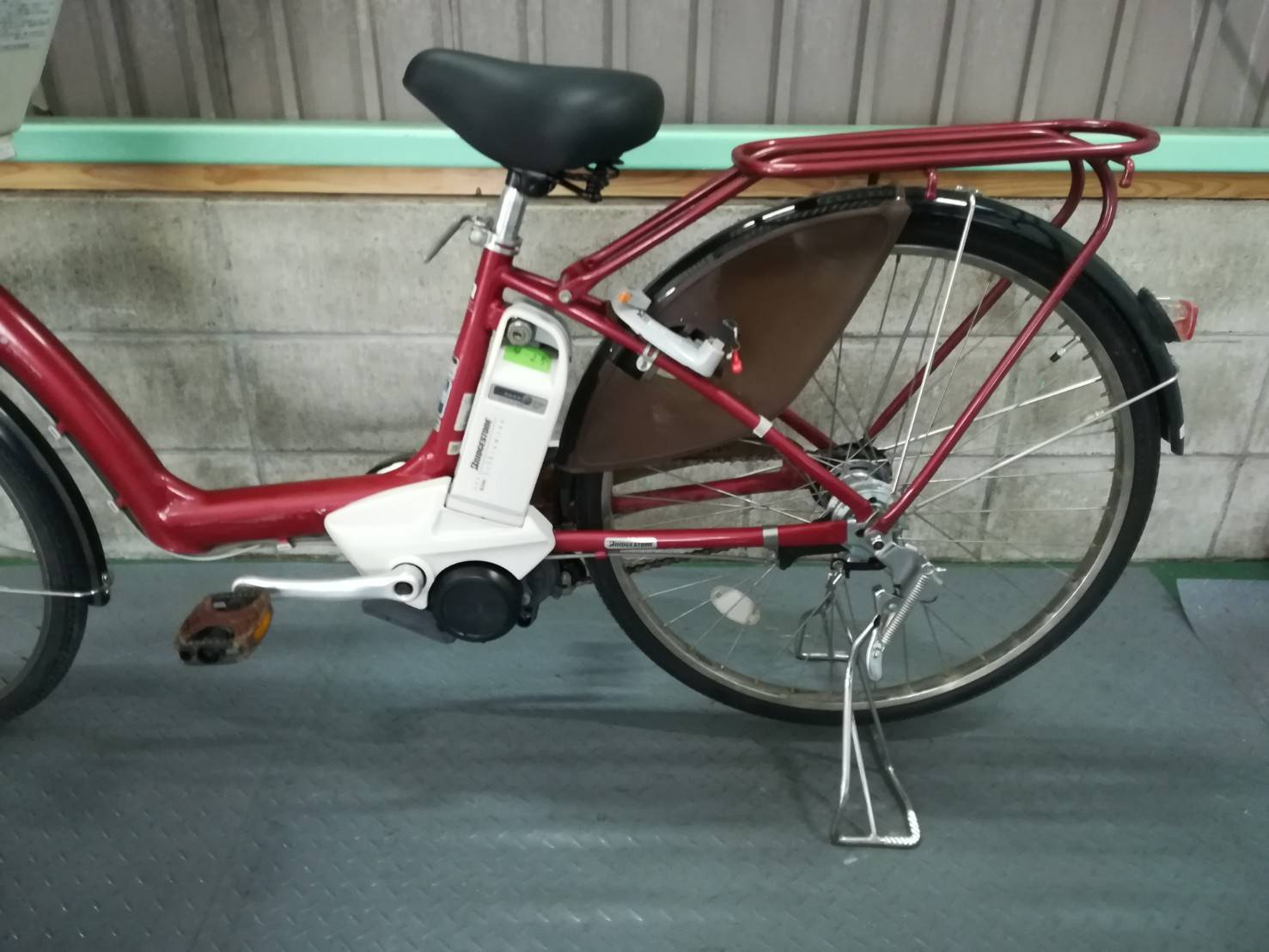 電動自転車 BS Angelino レッド 3人乗り対応 4☆ 22×26インチ 車