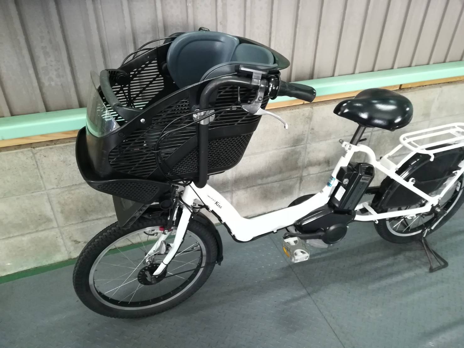 ヤマハ パスキッスミニ 20インチ 3人乗り 8.7ah 白色 電動自転車 電動