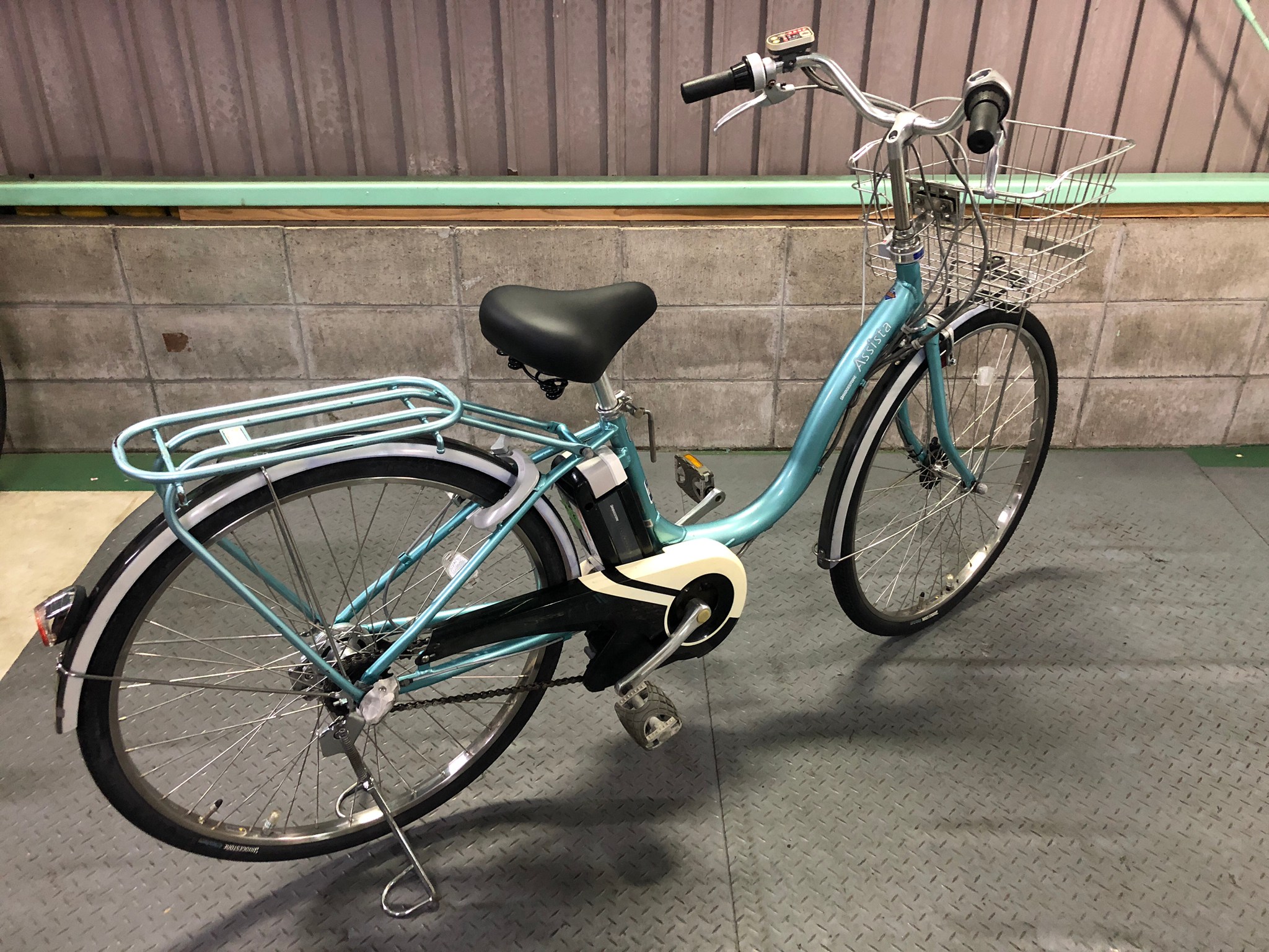 SOLD OUT】電動自転車 ブリヂストン ASSISTA 26インチ 6.6Ah 水色