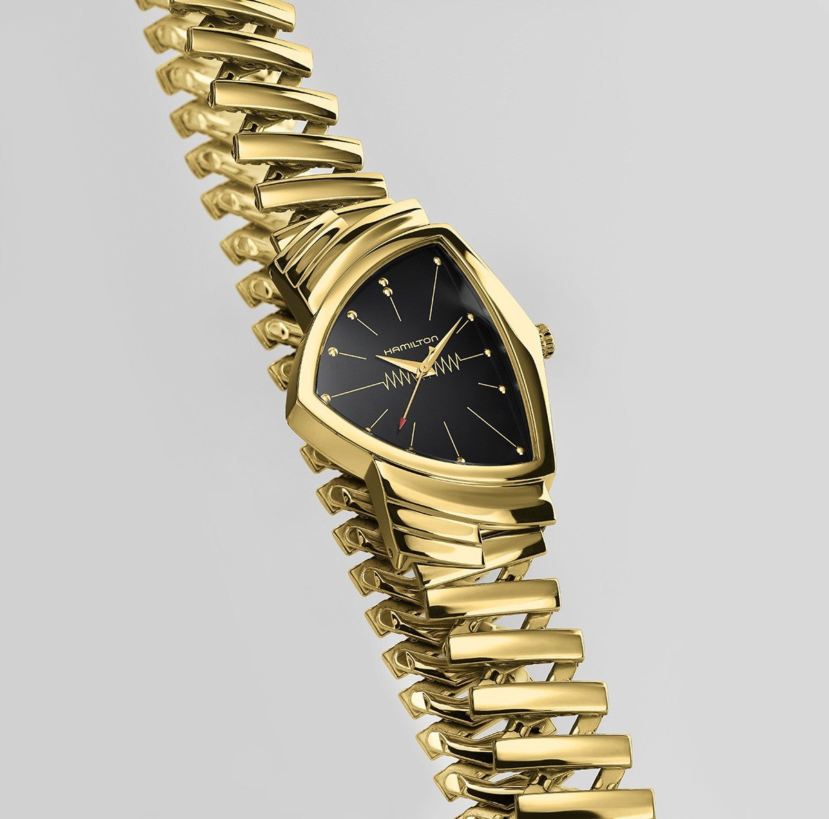 Hamilton ゴールドトライアングル型時計 楽天市場】ゴールド（文字盤