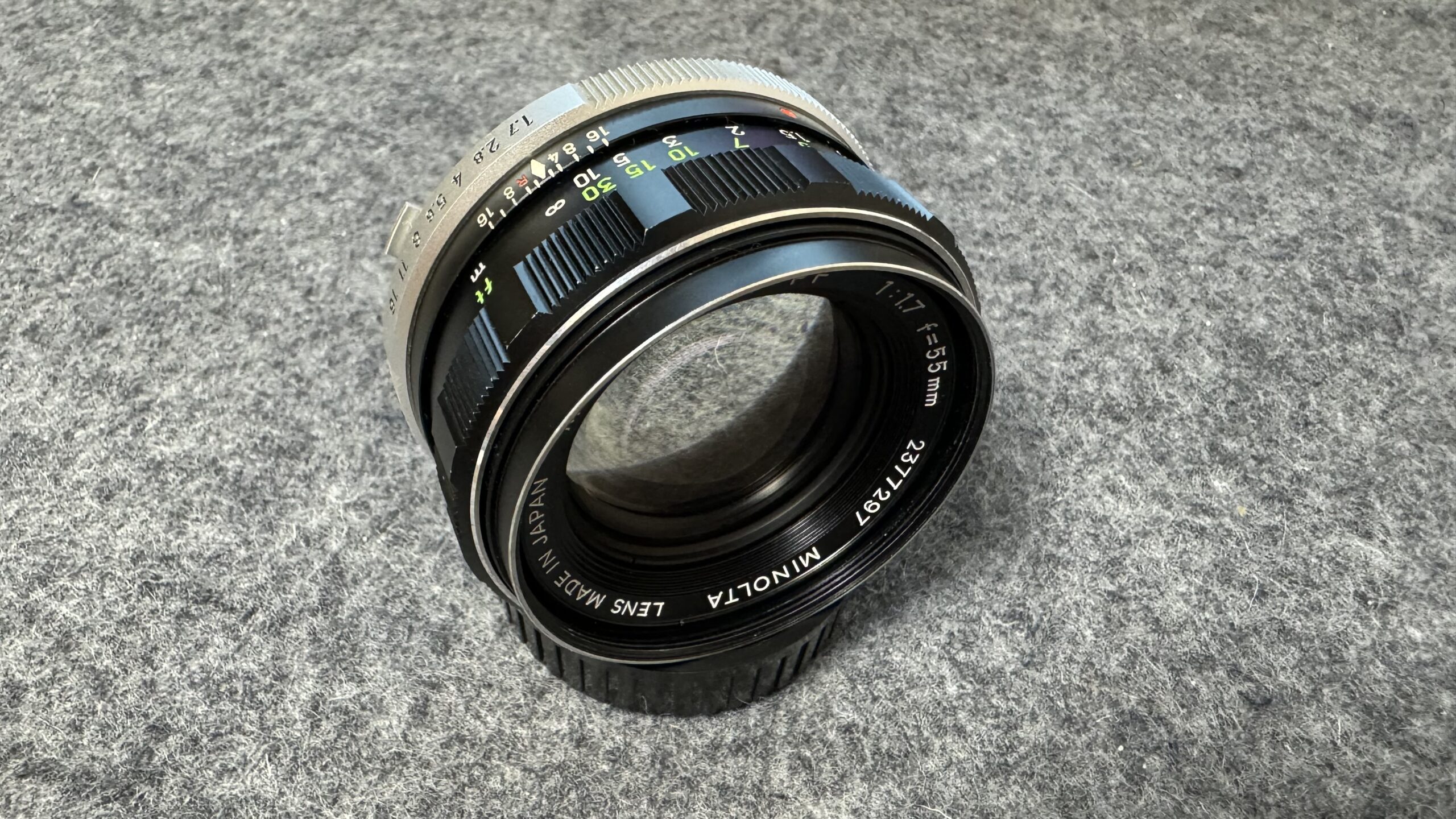 MINOLTA MC ROKKOR-PF 1:1.7 f=55mm 動作確認済 【公式通販】