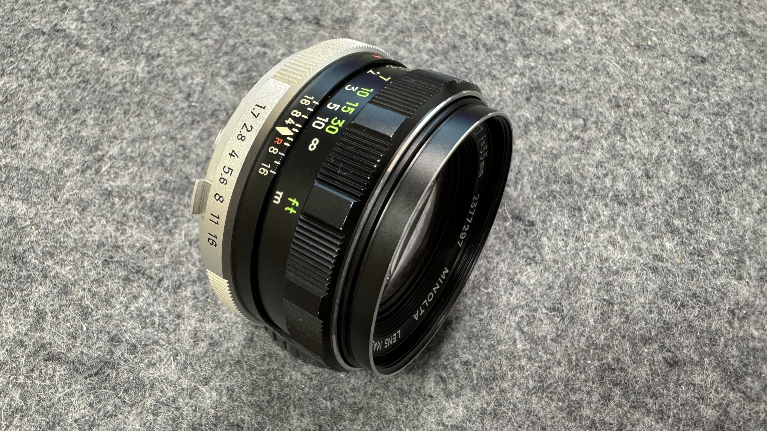 オールドレンズ】レビュー：ミノルタ MC ROKKOR-PF 55mm F1.7 1960年代