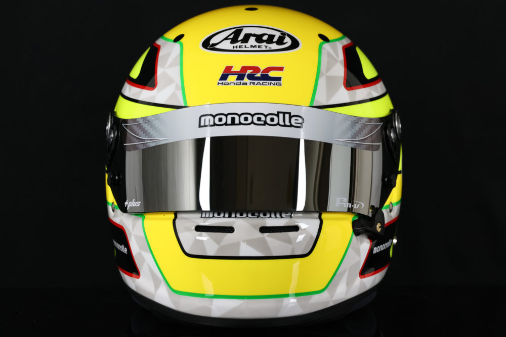 RIKI OKUSA GT500 Helmet paint 293 ARAI GP6 monocolle
