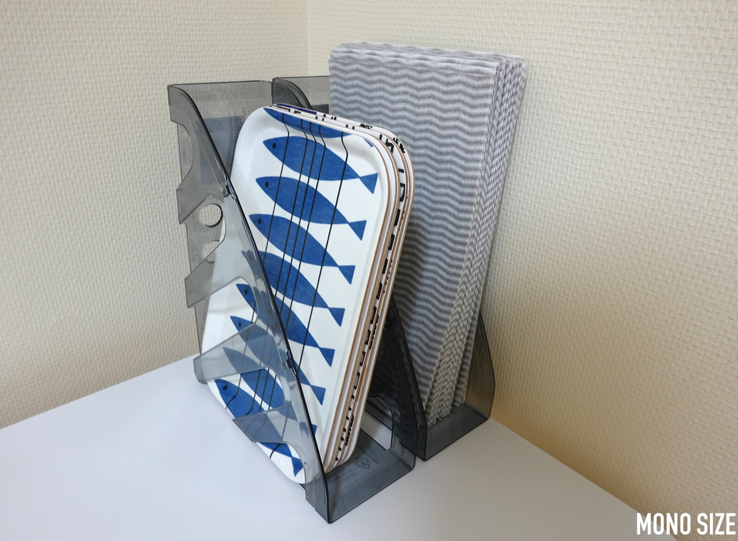 100均「連結できるA4ファイルスタンド」の商品情報とサイズ・収納例