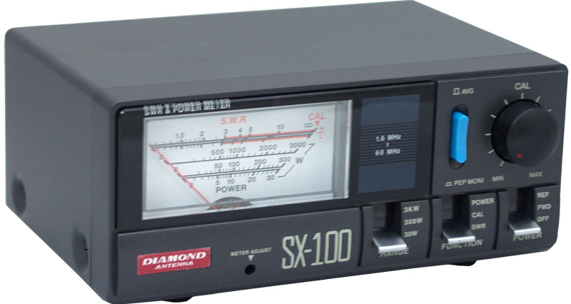Diamond SX-100 - 3000W 1.6-60 MHz SWR Power Meter