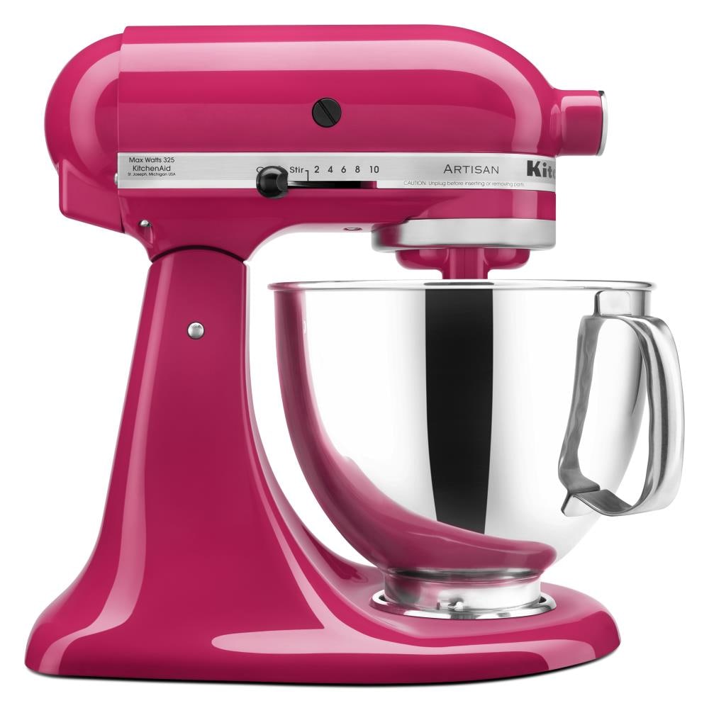 KitchenAid 5-Quart 10-Speed Cranberry Residential Stand Mixer at