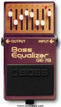 Boss GE-7B Bass Equalizer - Pedal on ModularGrid