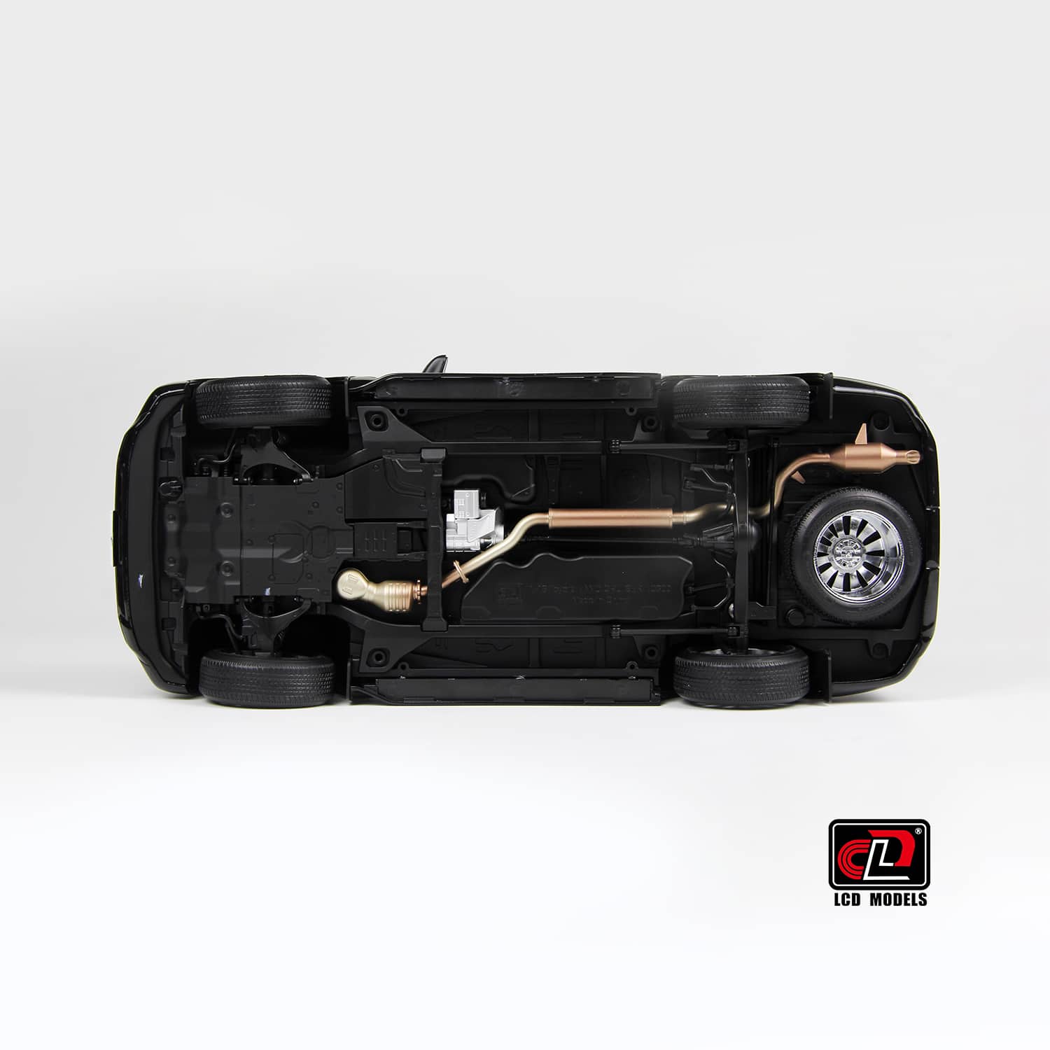 LCD 1:18 Toyota Land Cruiser 300 ZX Black Full Openings Diecast Model