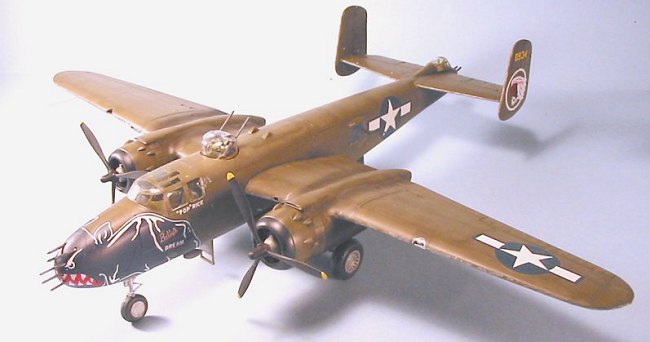Monogram 1/48 B-25J Mitchell gunship by Tom Cleaver