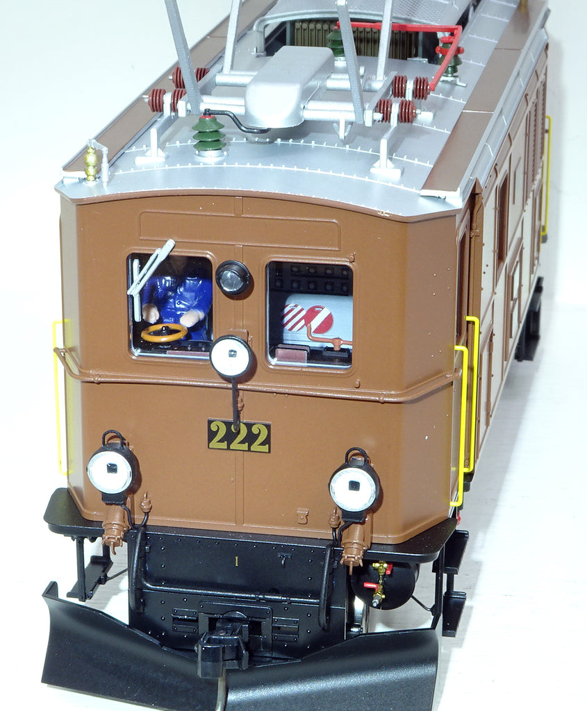 BEMO9356122 Om RhB Ge2/4 222 DCCｻｳﾝﾄﾞパンタ昇降 | Modellbahn