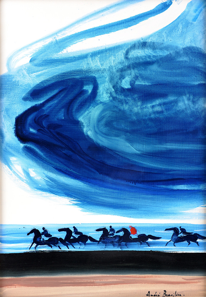 ブラジリエ - ギャラリー萠 アンドレ・ブラジリエ リトグラフ「夕方の