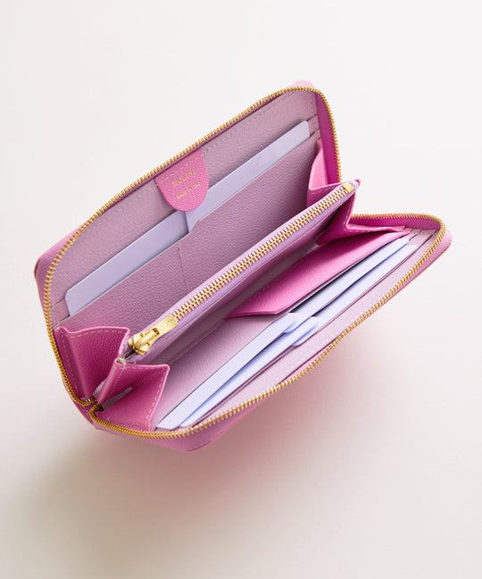 Mini Round Zip Long Wallet - Pink – MOLINI（モリニ）オフィシャル