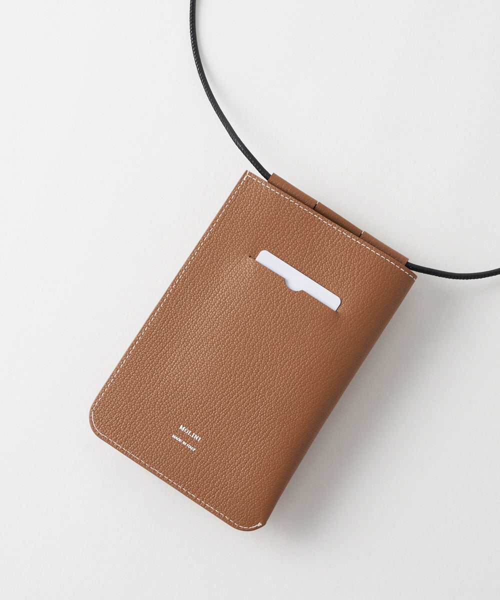 Phone Shoulder Wallet - Camel – MOLINI（モリニ）オフィシャル