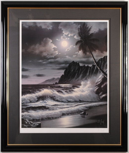 海の絵画をイルフォクロームの版画で制作したアンソニー・キャセイの海