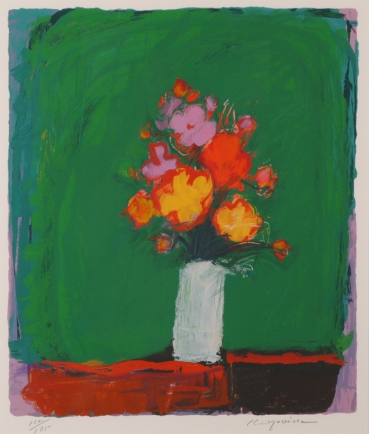 吉岡耕二 aswan リトグラフ 絵画 額縁 アート h-689-4.jpg