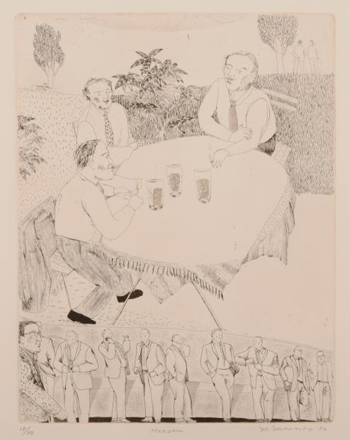 山本容子銅板画girl