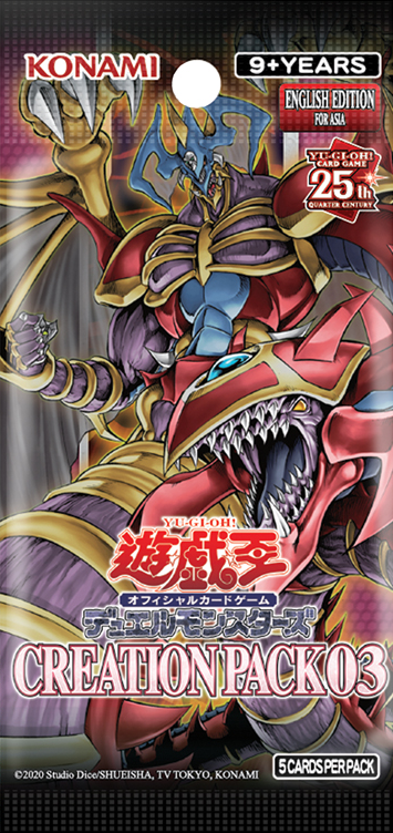 遊戯王OCG CREATION PACK 3box 海外版 アジア版 Creation Pack 03