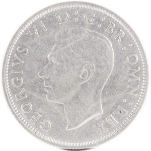 イギリス 1944年 2シリング銀貨 XF | ミスターコインズ