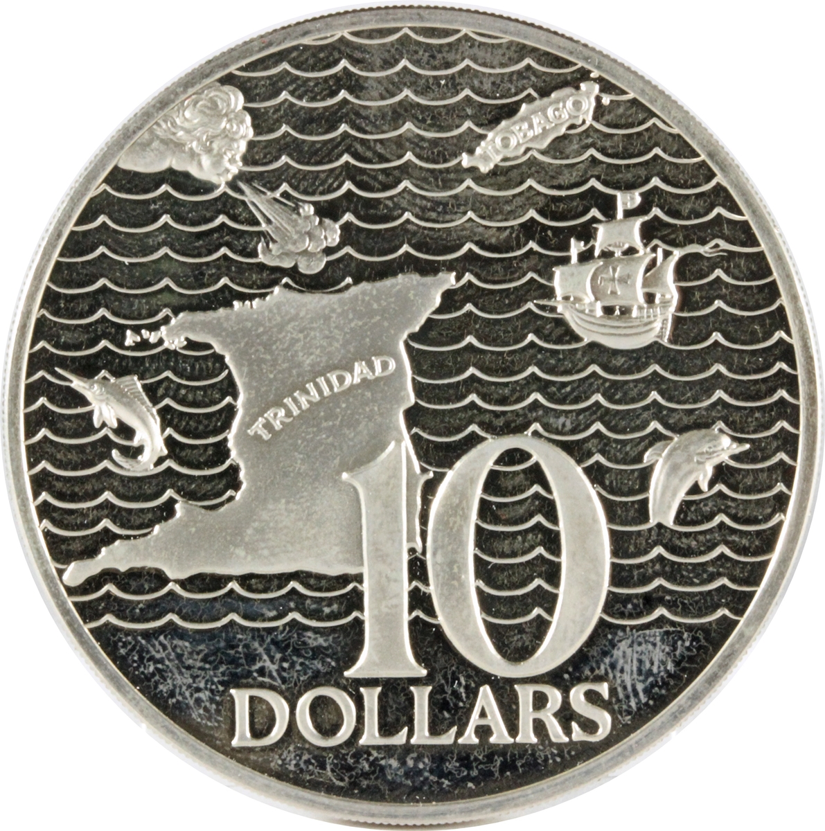 何*い様 1978 トリニダードトバゴ共和国 貨幣 プルーフセット 銀 白銅