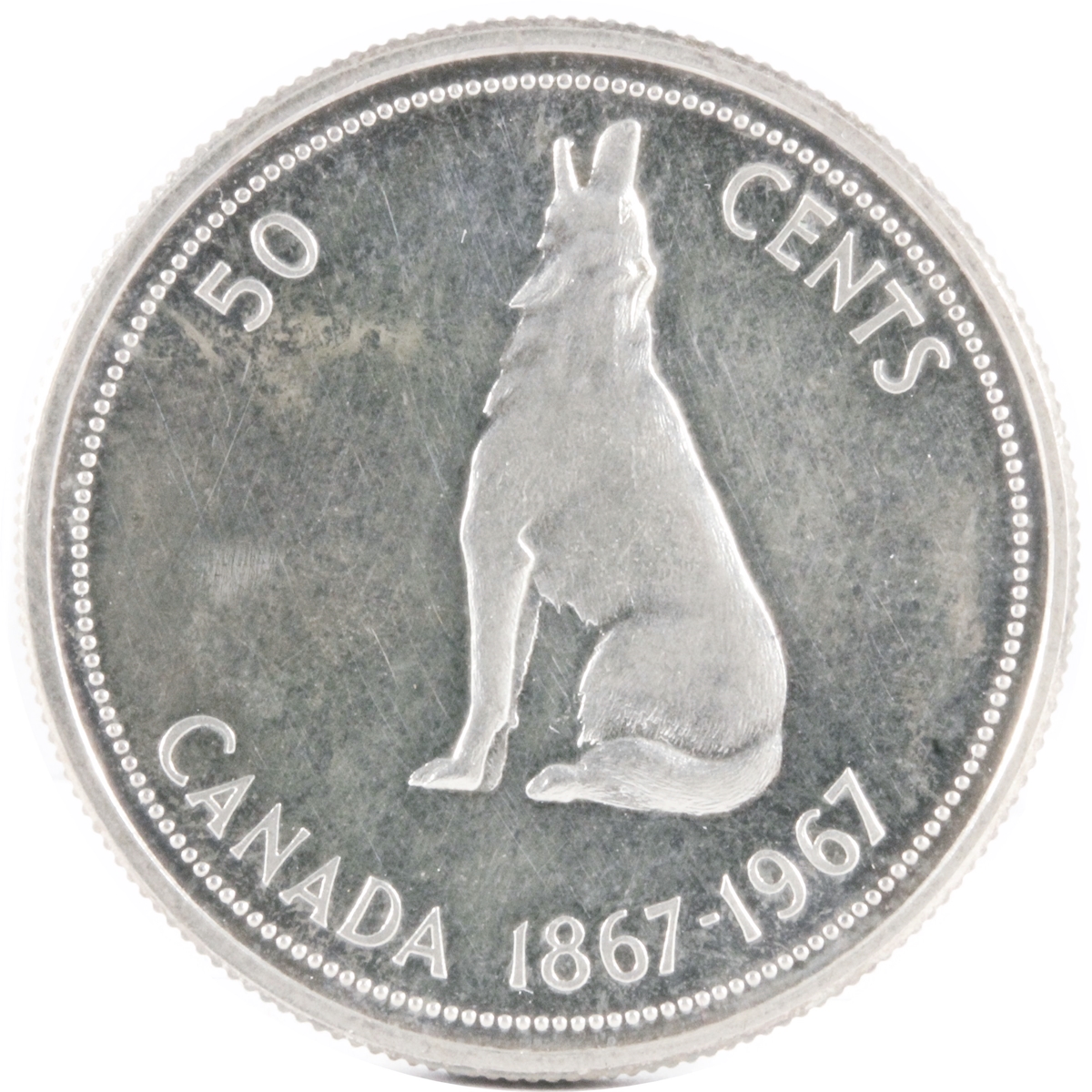 カナダ 1967年 50セント 銀貨 UNC | ミスターコインズ
