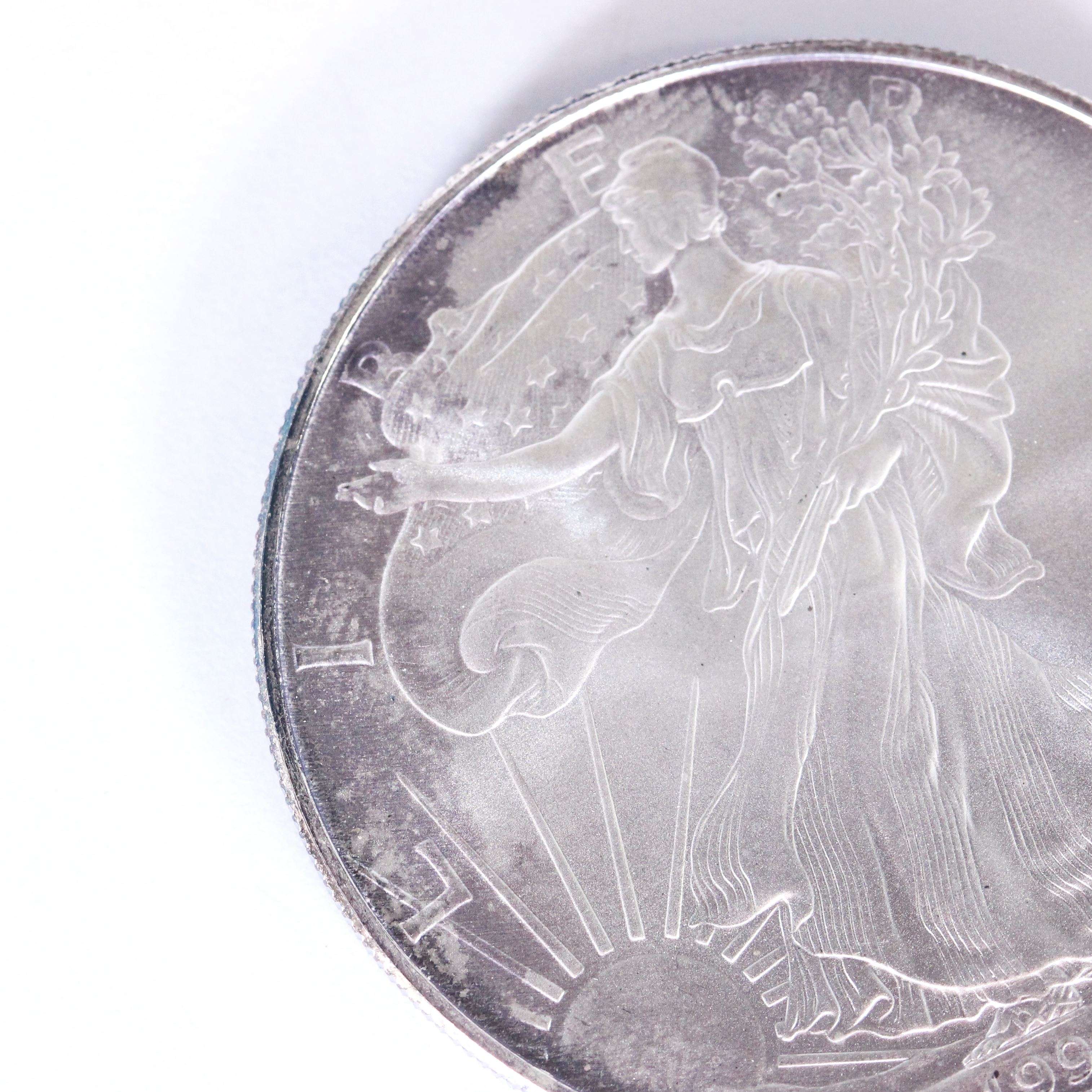 リバティ コイン アメリカ 1995年 1ドル銀貨 1オンス 2枚 総重量約63.2