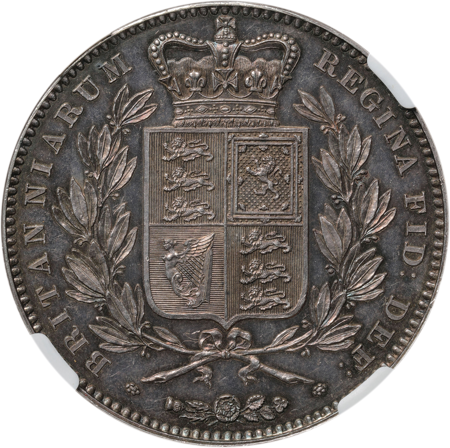 イギリス ヴィクトリア （1837－1901） クラウン銀貨 1839