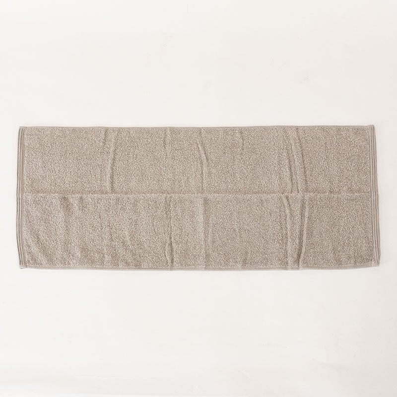 しっかりフェイスタオル 34×80cm ライトグレー ｜ ミスターマックス