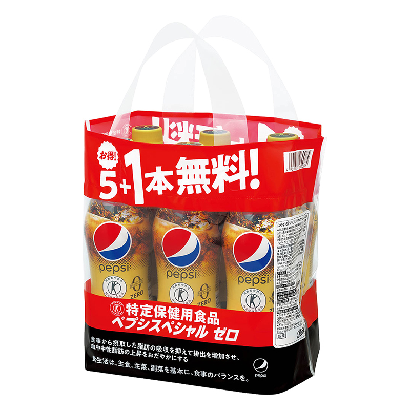 ペプシスペシャル ゼロ 5本+1本無料パック 490ml ｜ ミスターマックス