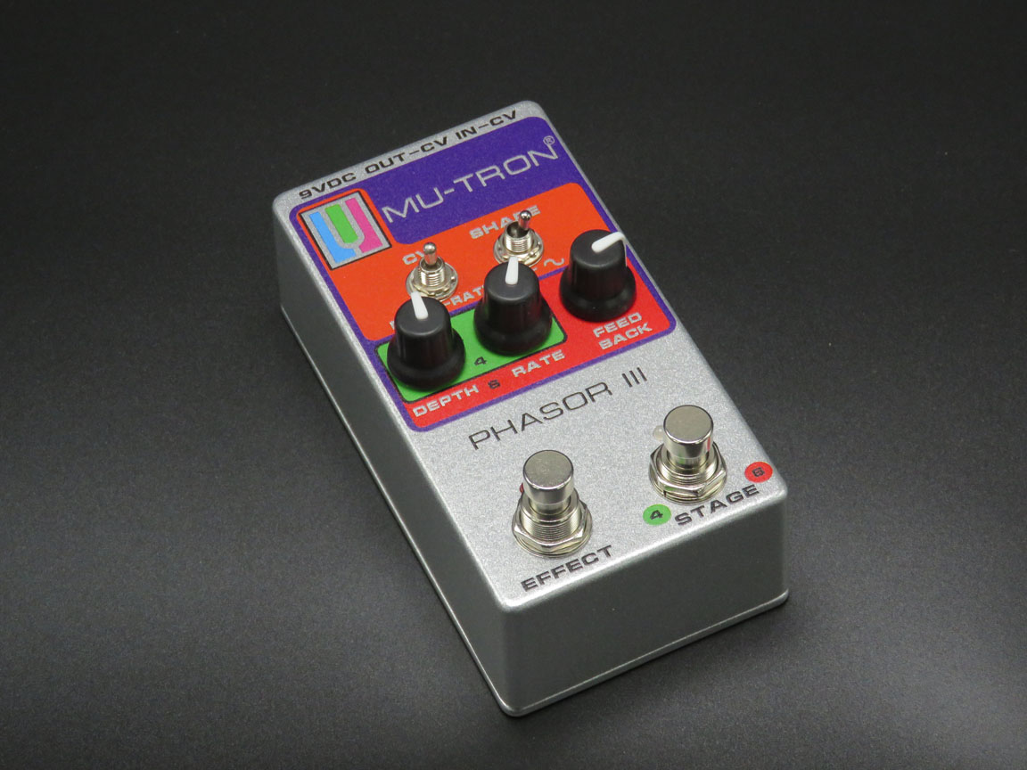 Phasor III Vintage Silver – Musitronics Mu-Tron