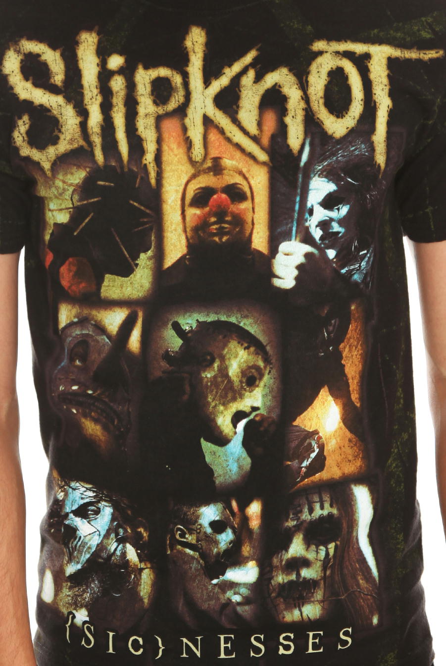 Slipknot スリップノット 古着 黒 M ロックバンド ヘビメタ Tシャツ