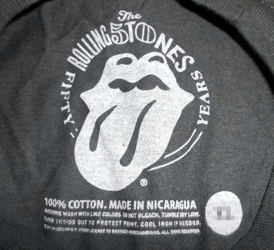 Tシャツ】ローリングストーンズ 50イヤーズTシャツXL1420 Tシャツ