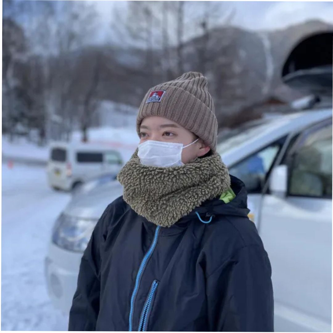 ALBERTON 赤外線吸収ネックウォーマー｜難燃素材×電源不要｜アウトドア