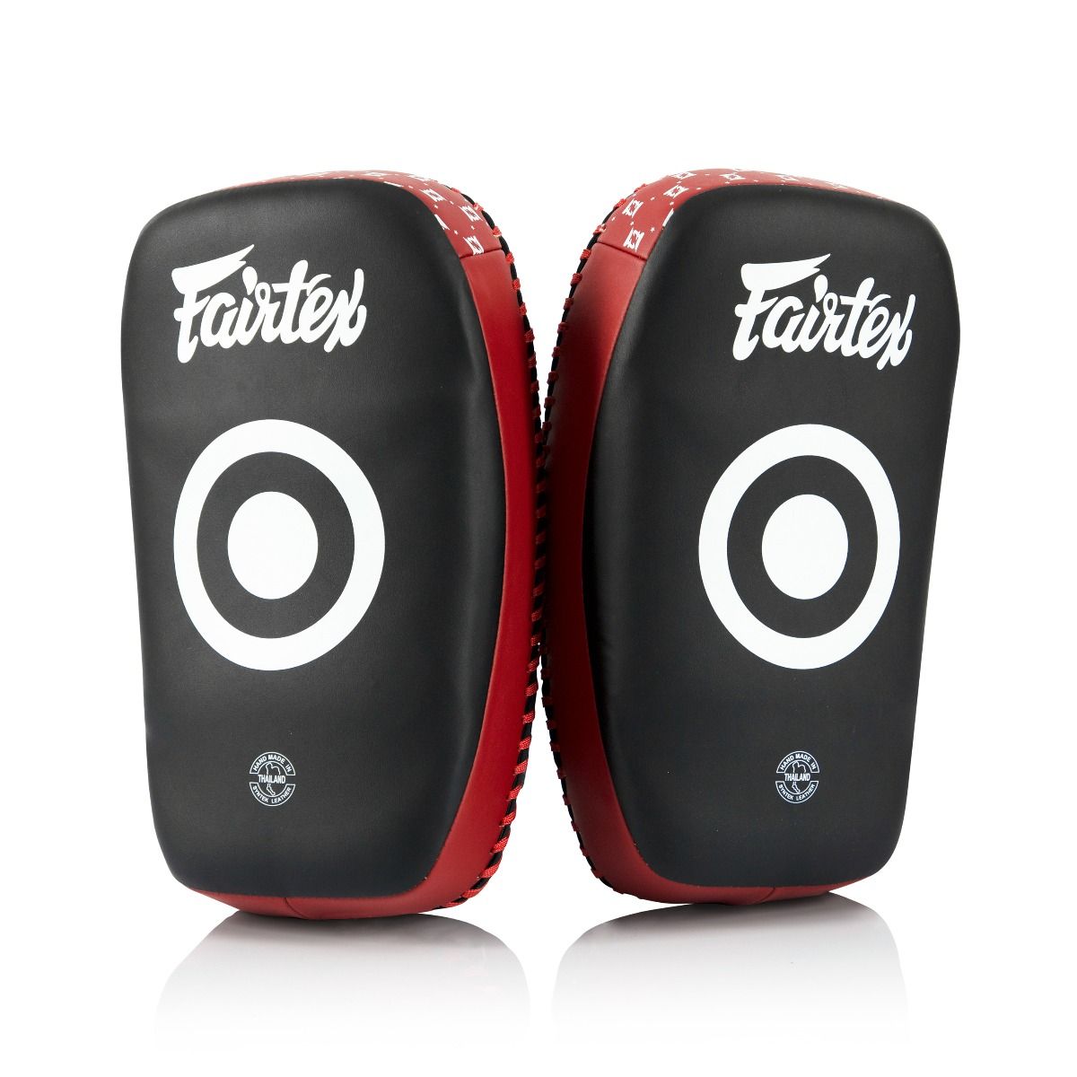 FAIRTEX KICK PADS KPLC6 MICROFIBER HOOK-AND-LOOP CURVED – Muay Thai J