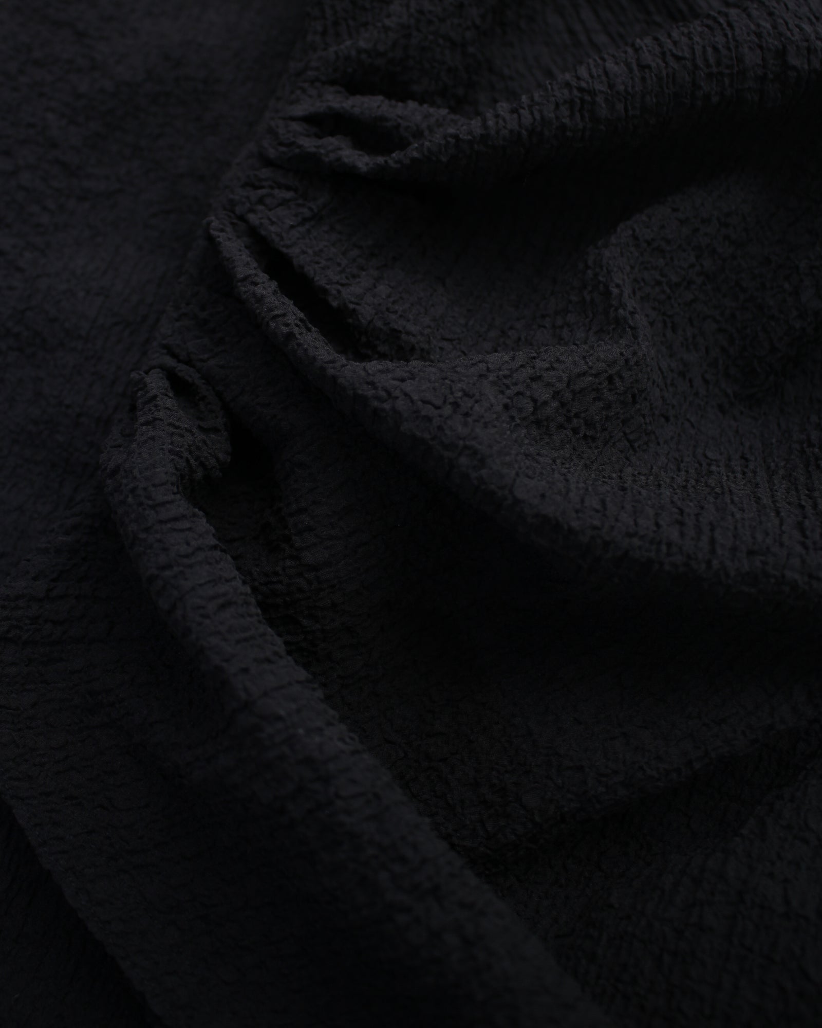 Omar Afridi / DRAPED L/S TOP (SS25-JER-104-01) Black – Mukta / Sal