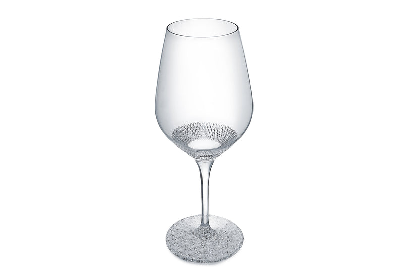 江戸切子のワイングラス SUI-REN（スイレン）Kikutsunagi ボルドー